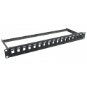 BDRJ4516 - Bandeau nu RJ45 19" 16 ports